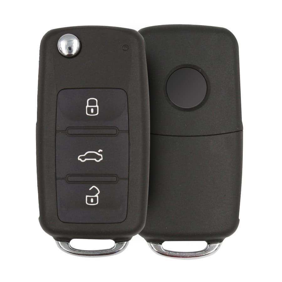 Volkswagen Flip Key Remote Aftermarket Buttons 2 - thumbnail